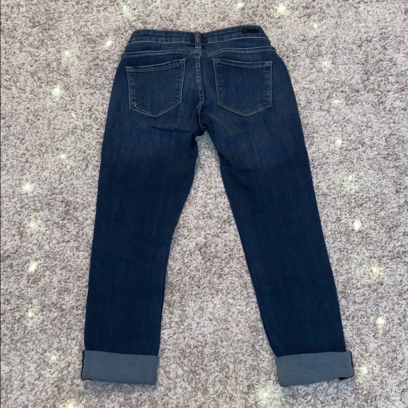 NWOT KUT FTK Boyfriend Cropped Jean - Picture 5 of 8